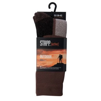 STAPP Outdoor Sokken - Beige/Bruin